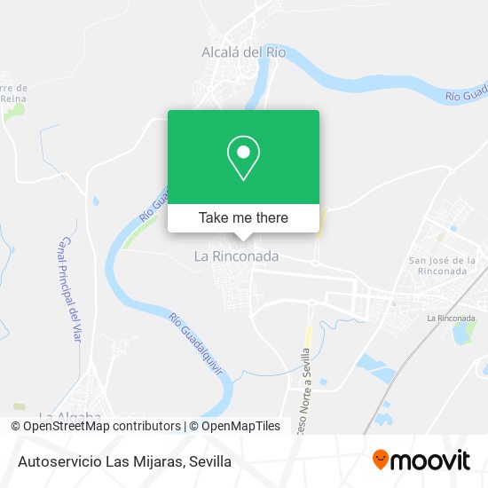 Autoservicio Las Mijaras map