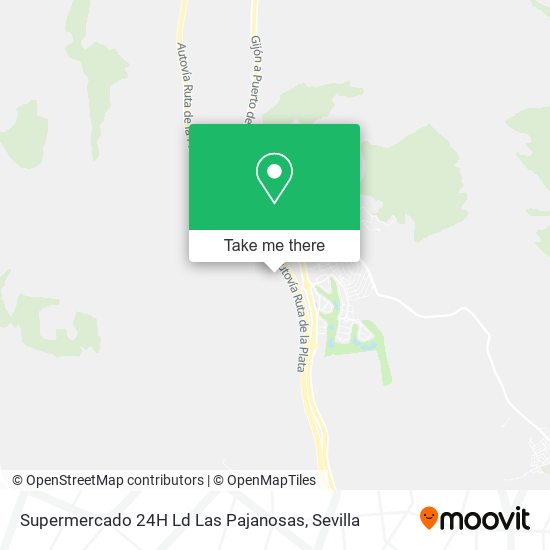 Supermercado 24H Ld Las Pajanosas map