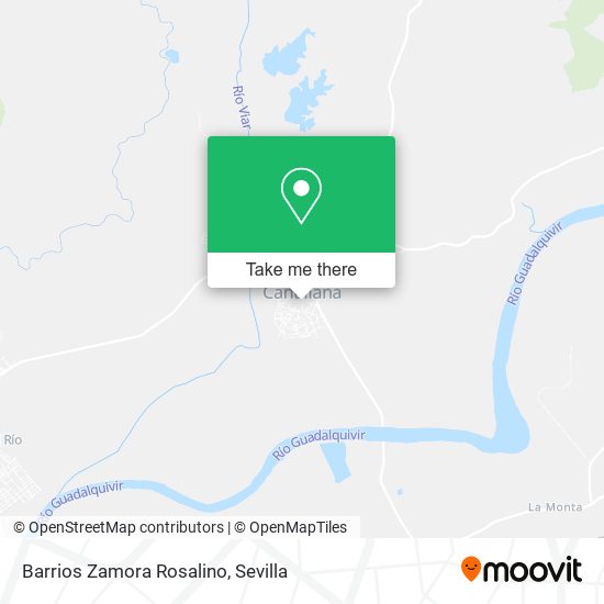 Barrios Zamora Rosalino map