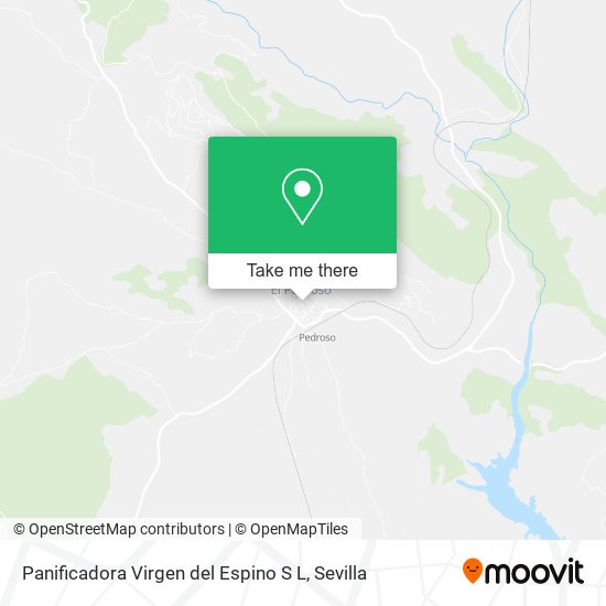 Panificadora Virgen del Espino S L map