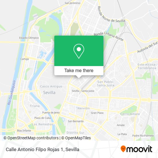 Calle Antonio Filpo Rojas 1 map
