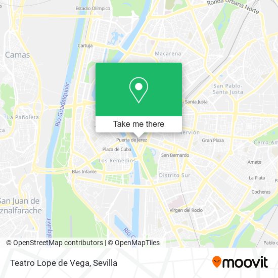 Teatro Lope de Vega map