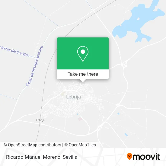 Ricardo Manuel Moreno map