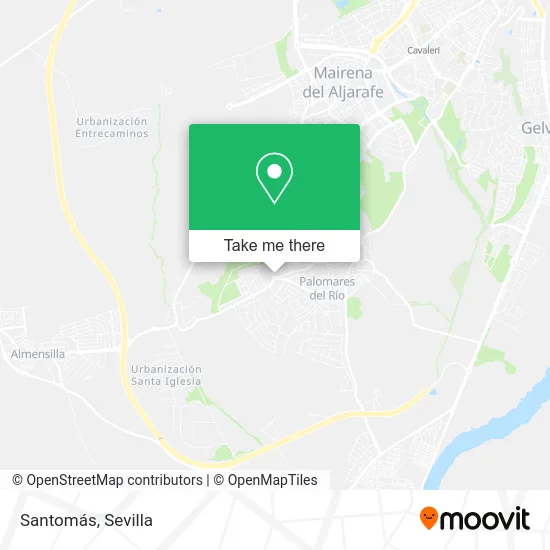 Santomás map