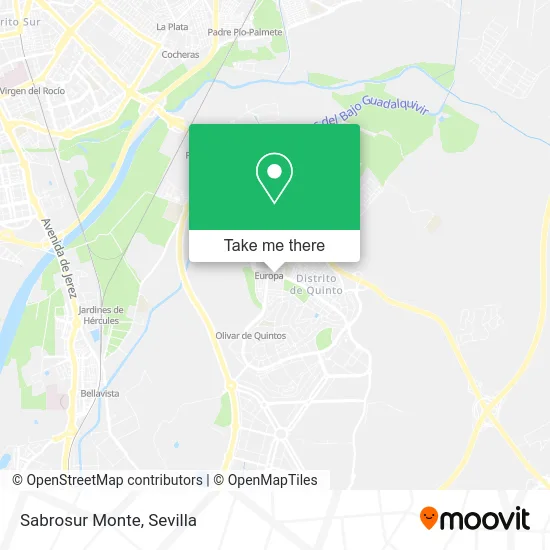 Sabrosur Monte map
