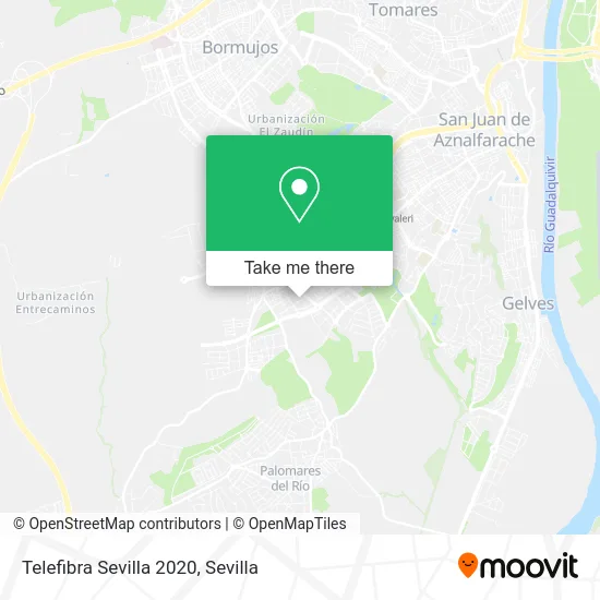 Telefibra Sevilla 2020 map
