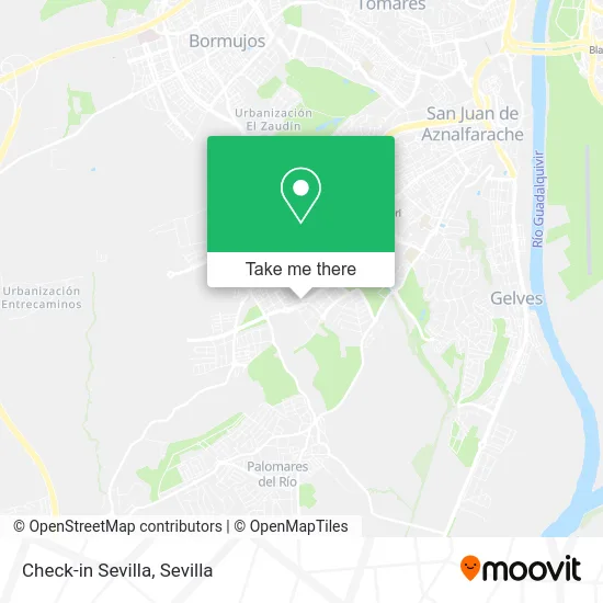 Check-in Sevilla map