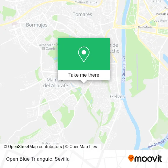 Open Blue Triangulo map