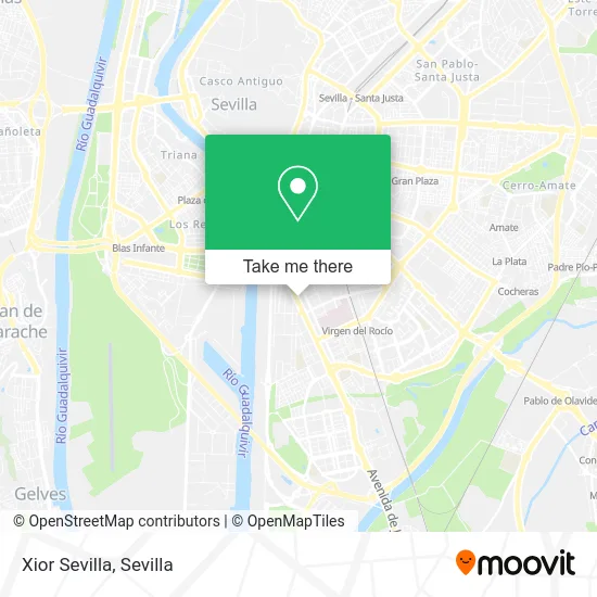 Xior Sevilla map