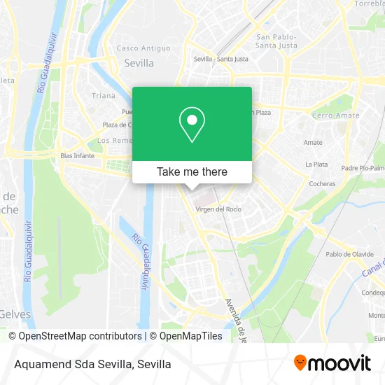 Aquamend Sda Sevilla map