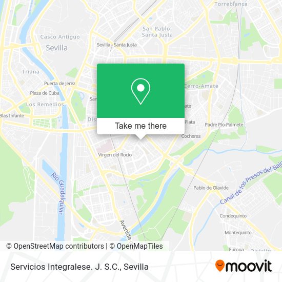 Servicios Integralese. J. S.C. map