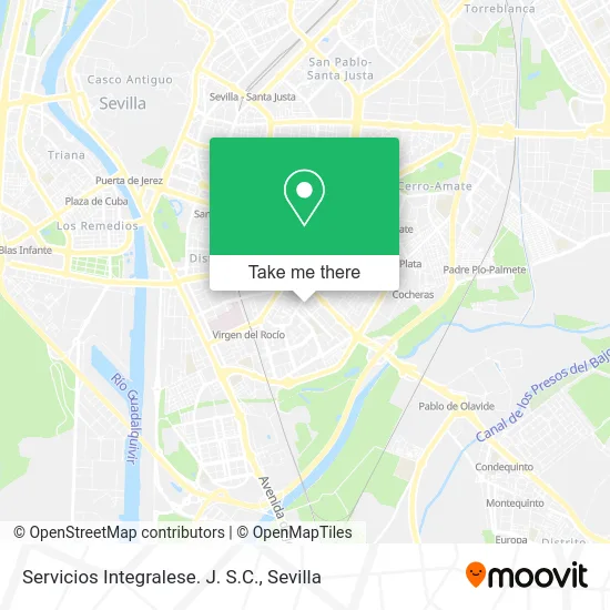 Servicios Integralese. J. S.C. map