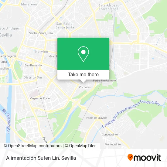 Alimentación Sufen Lin map