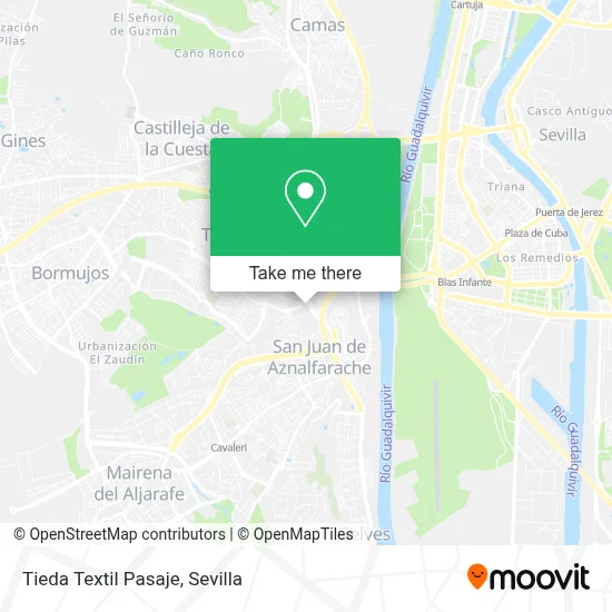 Tieda Textil Pasaje map