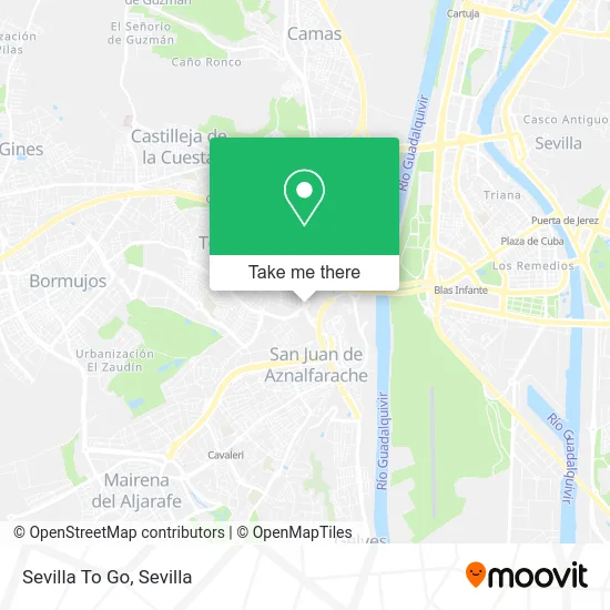 Sevilla To Go map