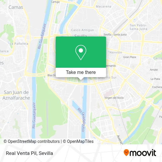 Real Venta Pil map