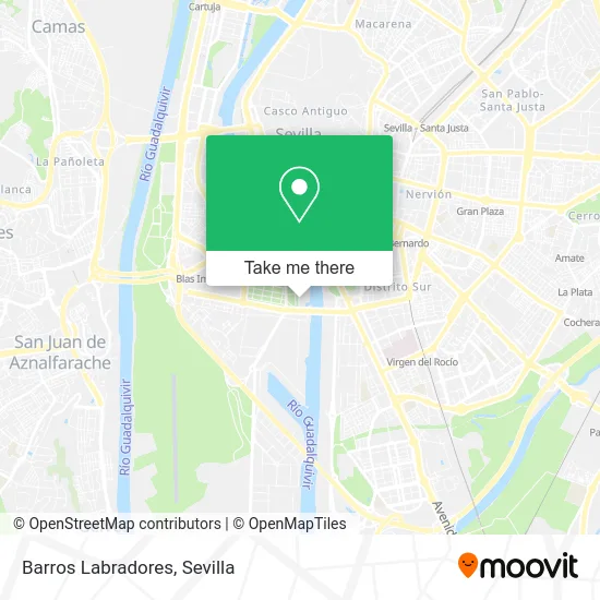 Barros Labradores map