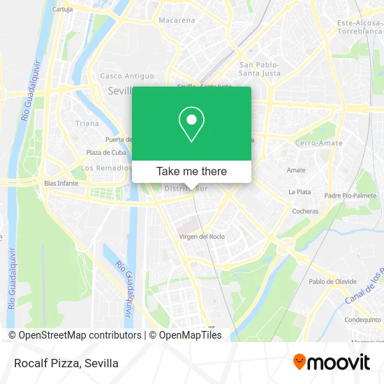 Rocalf Pizza map