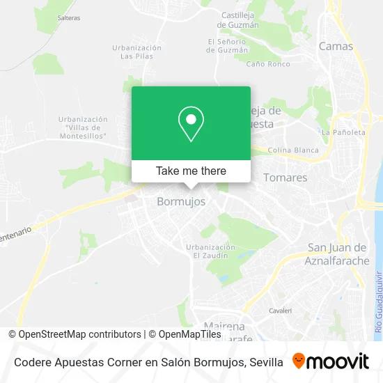 Codere Apuestas Corner en Salón Bormujos map