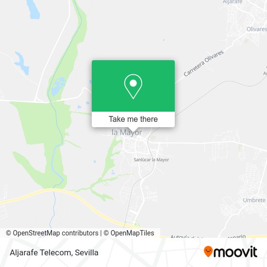 Aljarafe Telecom map