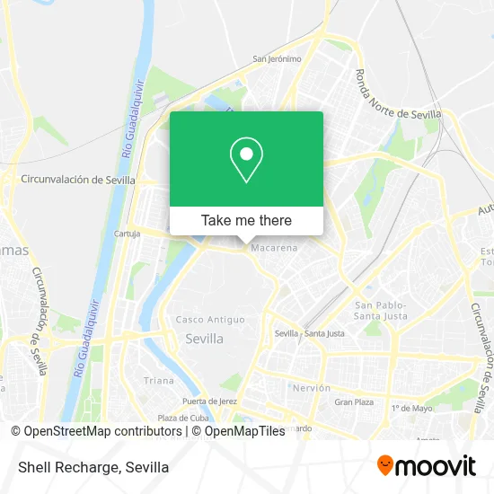 Shell Recharge map
