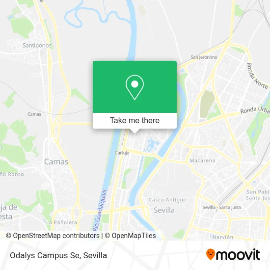 Odalys Campus Se map