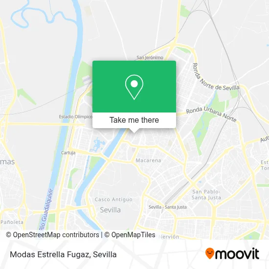 Modas Estrella Fugaz map