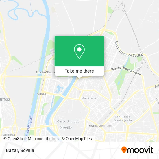 mapa Bazar