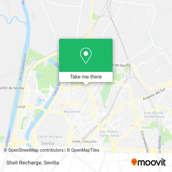 Shell Recharge map