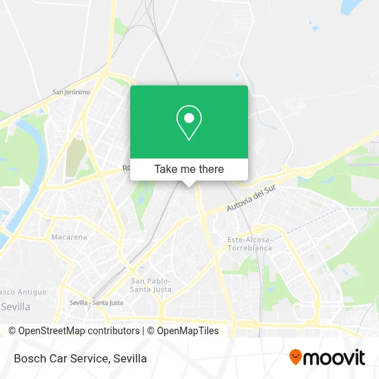 BOSCH Car Service map