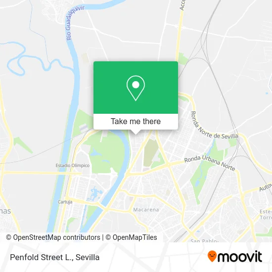 Penfold Street L. map