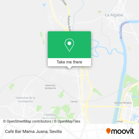 Café Bar Mama Juana map