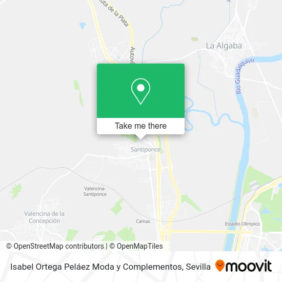 Isabel Ortega Peláez Moda y Complementos map