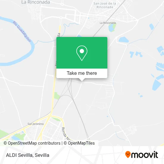 ALDI Sevilla map