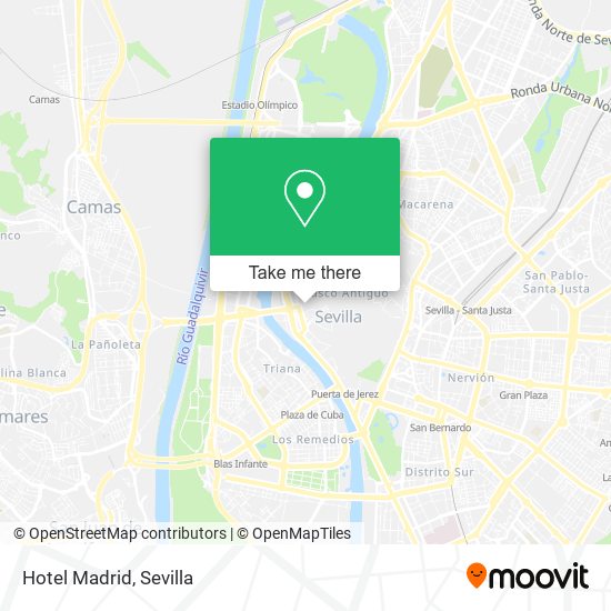 Hotel Madrid map