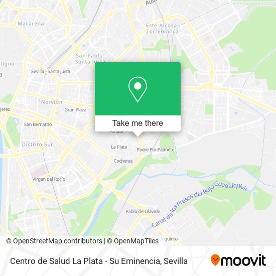 Centro de Salud La Plata - Su Eminencia map