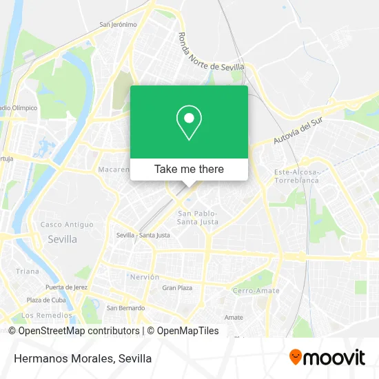 Hermanos Morales map