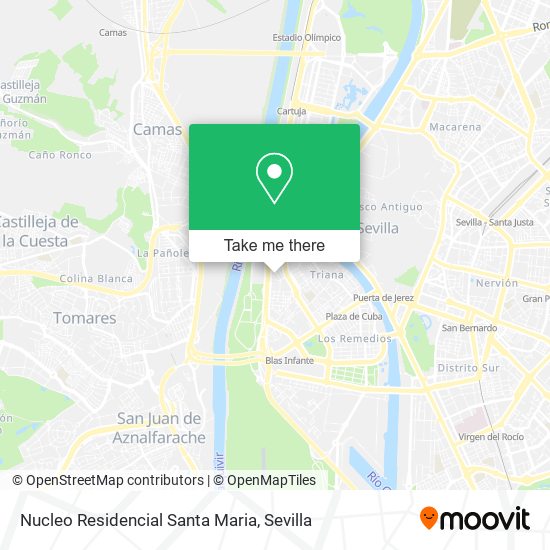 mapa Nucleo Residencial Santa Maria