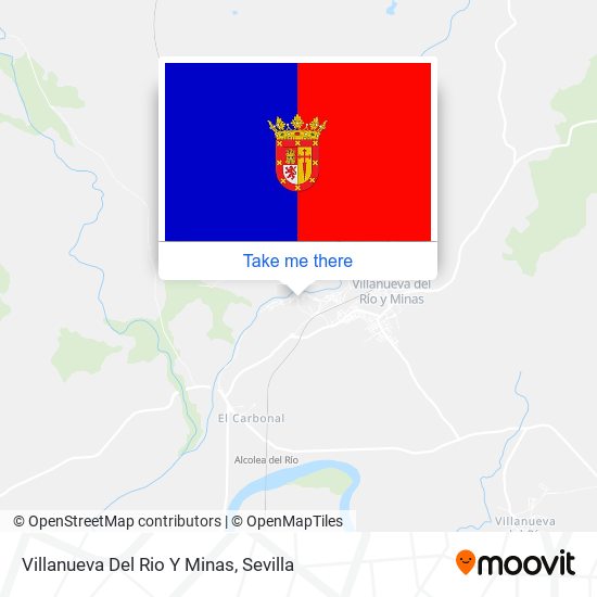 Villanueva Del Rio Y Minas map