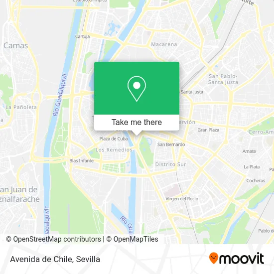 Avenida de Chile map