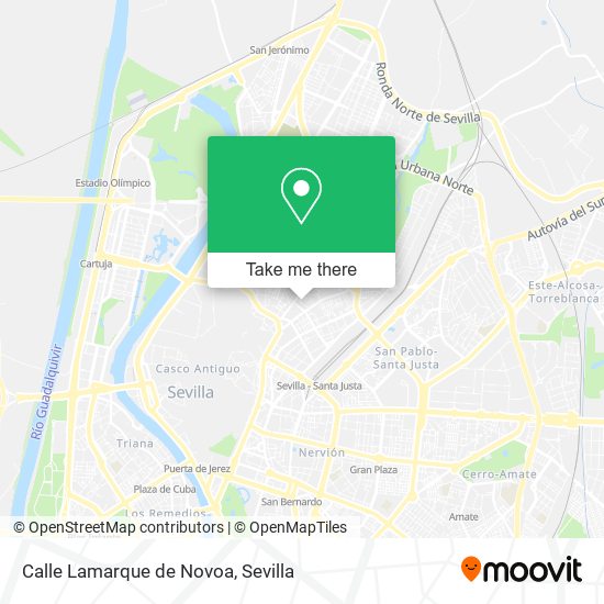 Calle Lamarque de Novoa map