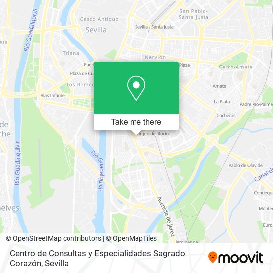 Centro de Consultas y Especialidades Sagrado Corazón map