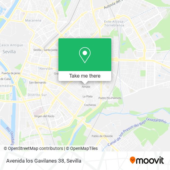 Avenida los Gavilanes 38 map