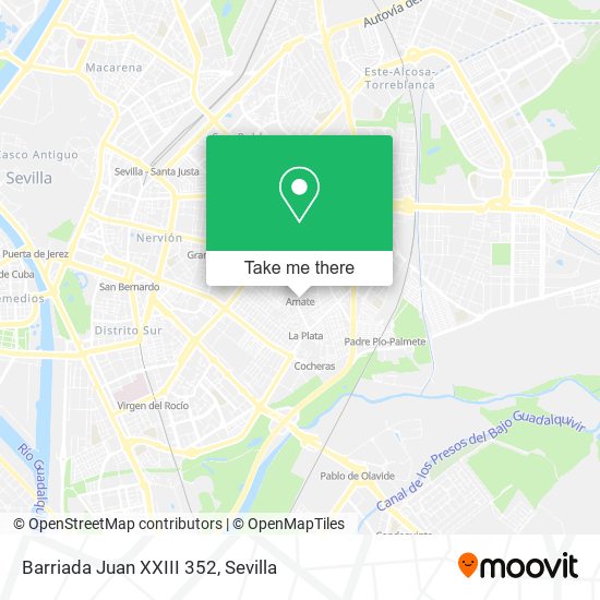 Barriada Juan XXIII 352 map