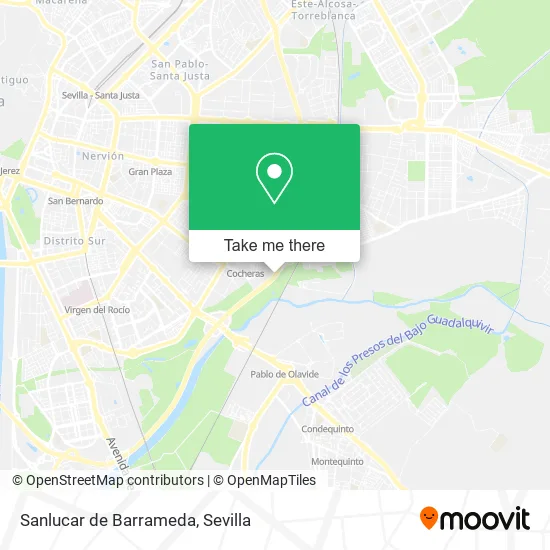 Sanlucar de Barrameda map