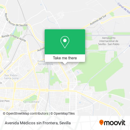 Avenida Médicos sin Frontera map