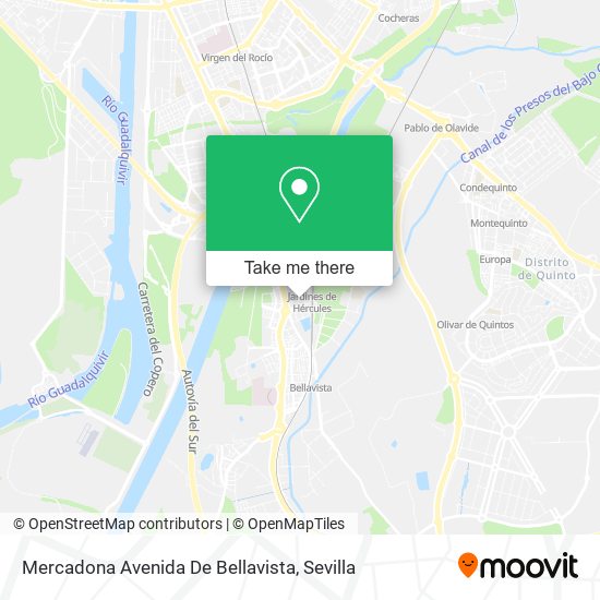 Mercadona Avenida De Bellavista map