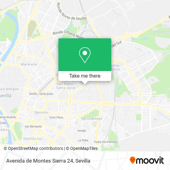 Avenida de Montes Sierra 24 map
