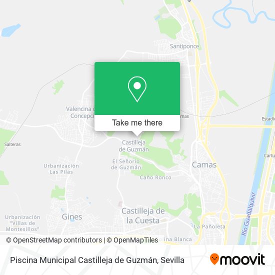 Piscina Municipal Castilleja de Guzmán map