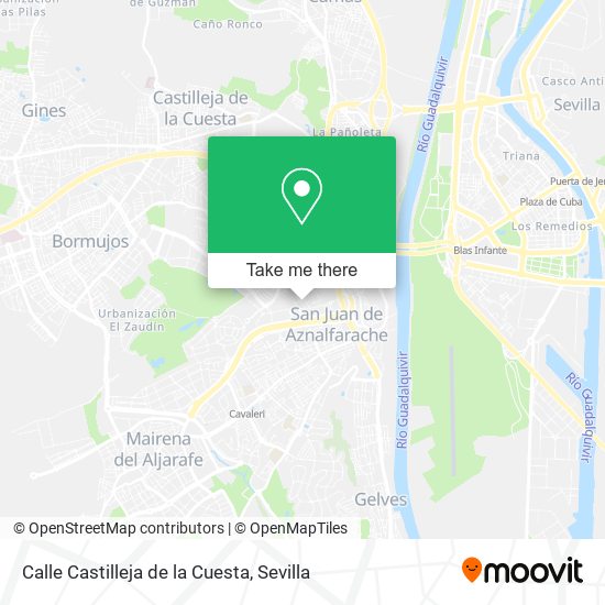Calle Castilleja de la Cuesta map